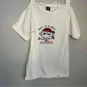 Saad Collection Vintage 90s kid’s short sleeve t-shirt New York City graphic